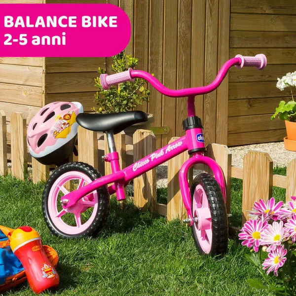 Bici Senza Pedali|Chicco Balance Bike Pink Arrow