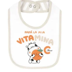 Bavagli|Chicco Bavaglino Stampato Bianco