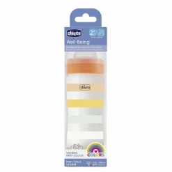 Biberon|Chicco Biberon Benessere 250Ml Flusso Medio In Plastica Verde