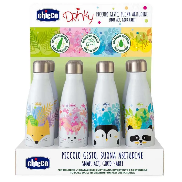 Thermos E Contenitori|Chicco Bottiglie Termiche Drinky 350Ml Azzurro