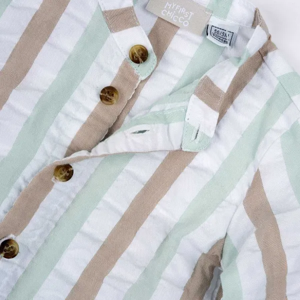 Camicie|Chicco Camicia Di Cotone Con Fantasia A Righe