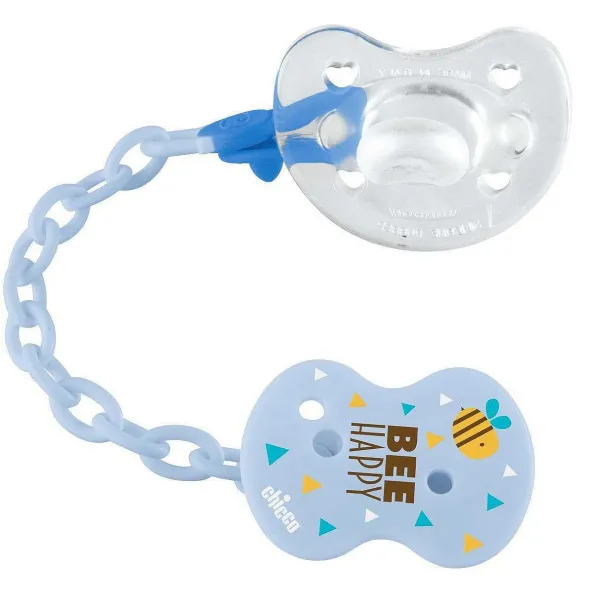Catenelle E Portasucchietti|Chicco Catenella Easy Clip Per Succhietto Azzurro