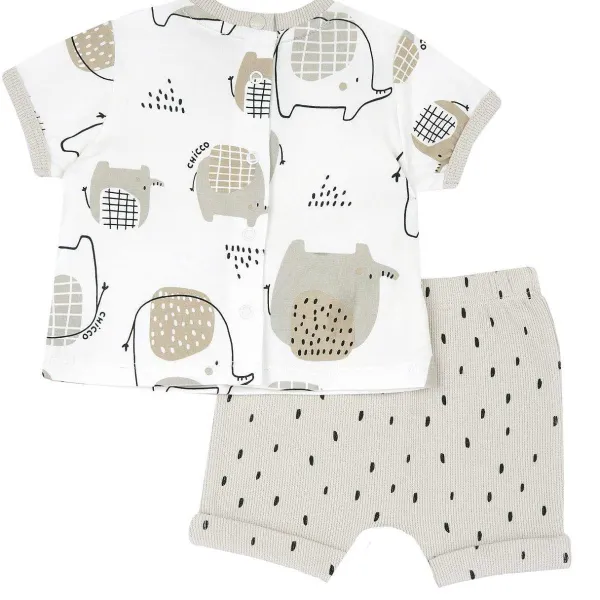 Completi|Chicco Completo Maglietta Manica Corta E Pantaloni Corti