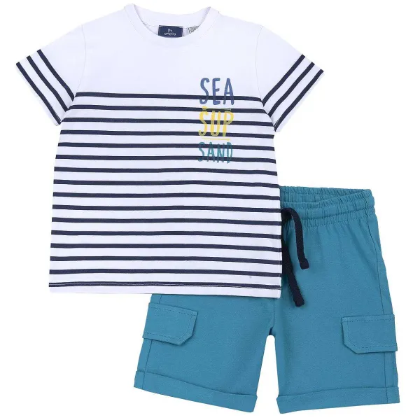 Completi|Chicco Completo Mare Maglietta Con Pantaloni Corti