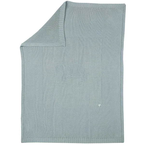 Copertine|Chicco Coperta Carrozzina In Maglia Verde Chiaro