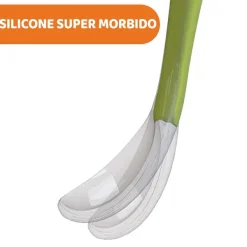 Piatti E Posate|Chicco Cucchiaio In Morbido Silicone 6M+ Verde