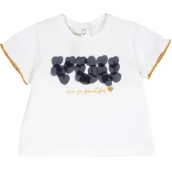 T-Shirt|Chicco Maglietta Con Stampa E Applicazioni