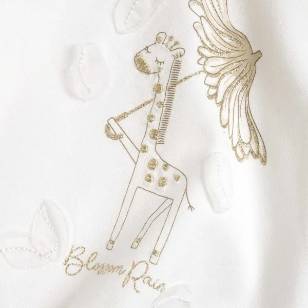 T-Shirt|Chicco Maglietta Con Stampa Ricamo E Applicazioni