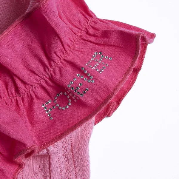 T-Shirt|Chicco Maglietta In Costina Con Rouches