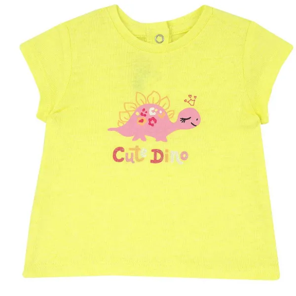 T-Shirt|Chicco Maglietta Manica Corta Fluo Giallo Chiaro