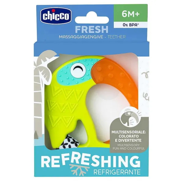 Massaggiagengive|Chicco Massaggiagengive Refrigerante Tucano