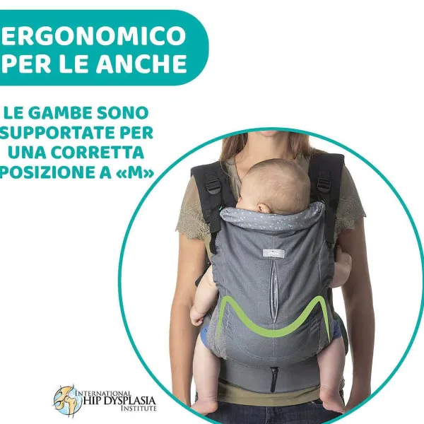 Marsupi|Chicco Myamaki Fit Cool Grey