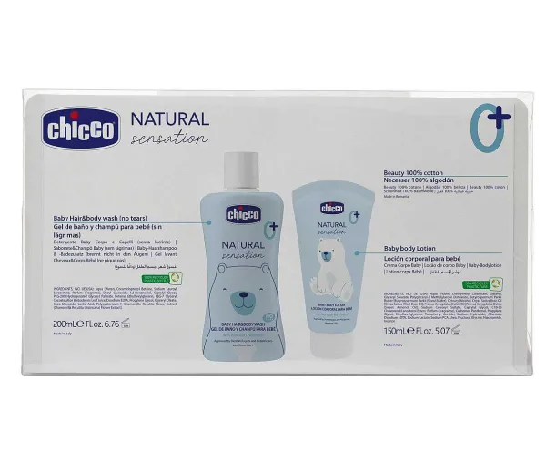 Set Cosmetica|Chicco Natural Sensation Baby Cosmetic Set Azzurro