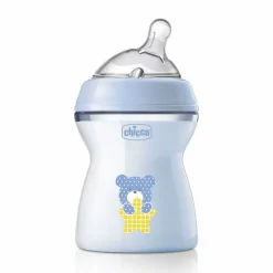 Biberon|Chicco Naturalfeeling Biberon 2M+ 250Ml Flusso Medio Azzurro