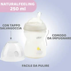 Biberon|Chicco Naturalfeeling Biberon 2M+ 250Ml Flusso Medio Rosa