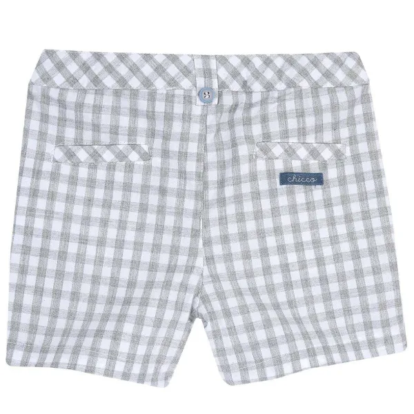 Pantaloni|Chicco Pantaloni Corti A Quadretti