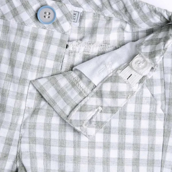Pantaloni|Chicco Pantaloni Corti A Quadretti