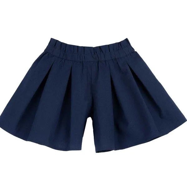 Pantaloni|Chicco Pantaloni Corti Con Sfondi Piega In Cotone