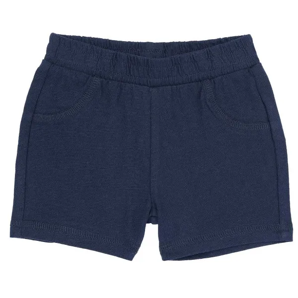 Pantaloni|Chicco Pantaloni Corti Tinta Unita Blu Scuro