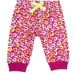 Pantaloni|Chicco Pantaloni Lunghi In Felpa Fantasia Rosa Scuro
