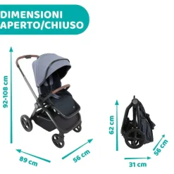 Passeggini|Chicco Passeggino Mysa Royal Blue
