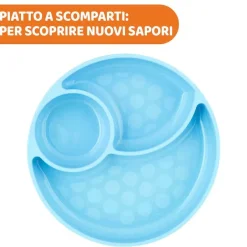 Piatti E Posate|Chicco Piatto In Silicone Con Ventosa Rosa