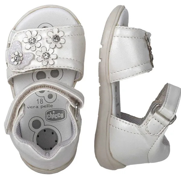 Sandali|Chicco Sandalo Bambina Granadella Bianco-300