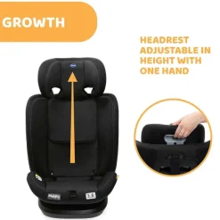 Seggiolini Auto Bimbi Piccoli (Dai 15 Mesi)|Chicco Seggiolino Auto Mokita (76-150 Cm) India Ink