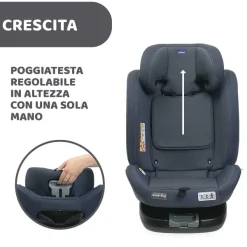 Seggiolini Auto Neonato|Chicco Seggiolino Auto Unico Evo (40-150 Cm) India Ink