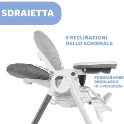 Seggioloni|Chicco Seggiolone Polly Progres5 Grey Melange