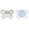 Succhietti Physioforma|Chicco Succhietto Physioforma® Comfort 0-6M (2 Pcs) Silicone Raccoon And Confetti