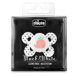Succhietti Physioforma|Chicco Succhietto Physioforma Comfort 0-6M Black&White Limited Edition (Tettarella In Silicone) Pianeti / Planets
