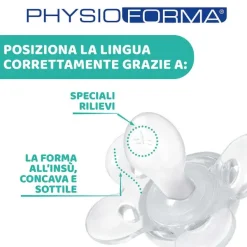 Succhietti Physioforma|Chicco Succhietto Physioforma® Comfort 0-6M (1 Pcs) Silicone Confetti