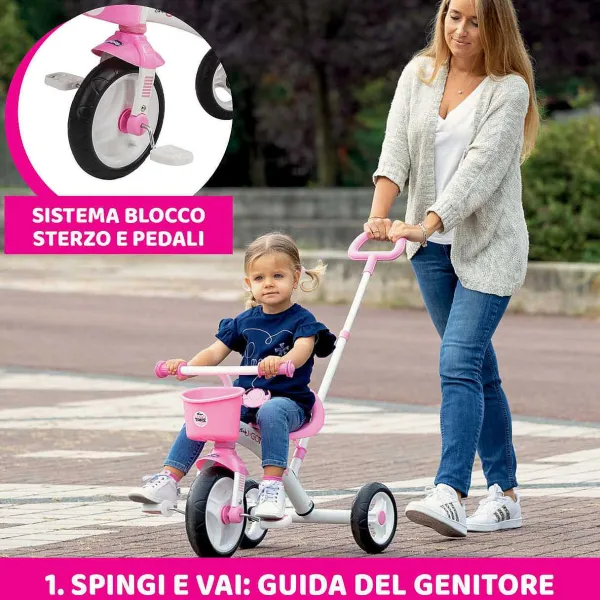 Tricicli|Chicco Triciclo U-Go Girl