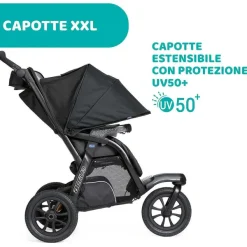Trio E Sistemi Modulari|Chicco Trio Activ3 Con Kory Essential Jet Black