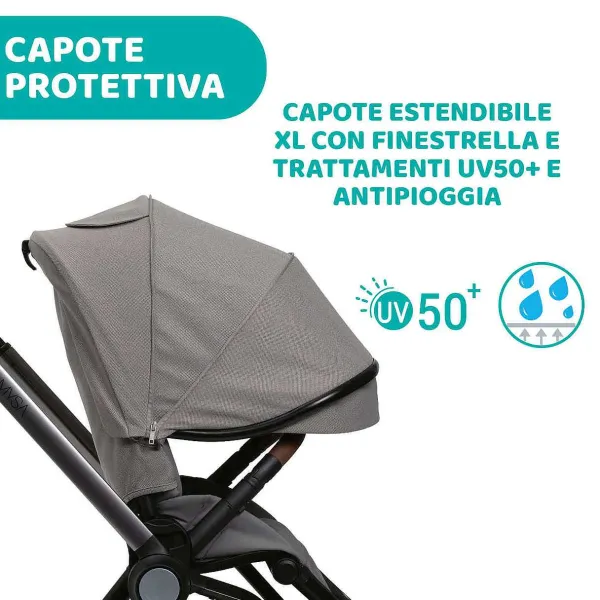 Trio E Sistemi Modulari|Chicco Trio Mysa Con Kory Essential Silver Grey