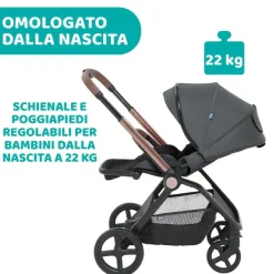 Trio E Sistemi Modulari|Chicco Trio Mysa Con Kory Essential Black Satin