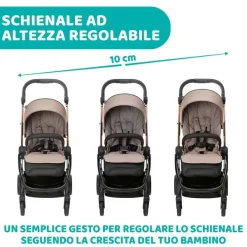 Trio E Sistemi Modulari|Chicco Trio One4Ever Con Kory Essential Desert Taupe