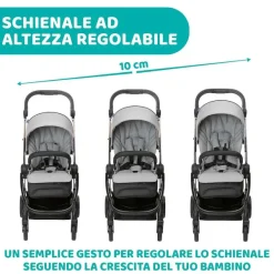 Trio E Sistemi Modulari|Chicco Trio One4Ever Con Kory Essential Silverleaf