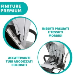 Trio E Sistemi Modulari|Chicco Trio One4Ever Con Kory Essential Silverleaf