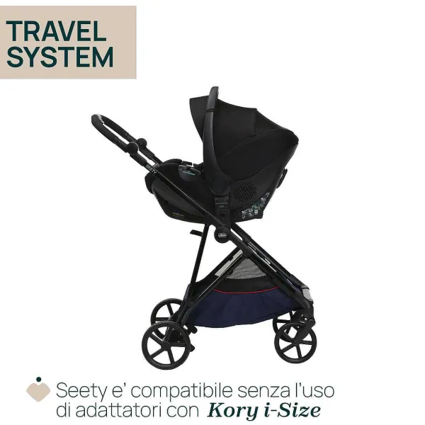Trio E Sistemi Modulari|Chicco Trio Seety Con Kory Essential Oxford Blu
