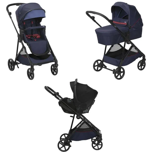 Trio E Sistemi Modulari|Chicco Trio Seety Con Kory Essential Oxford Blu