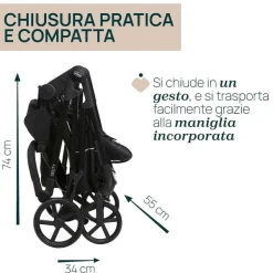 Trio E Sistemi Modulari|Chicco Trio Seety Con Kory Essential Etna Black