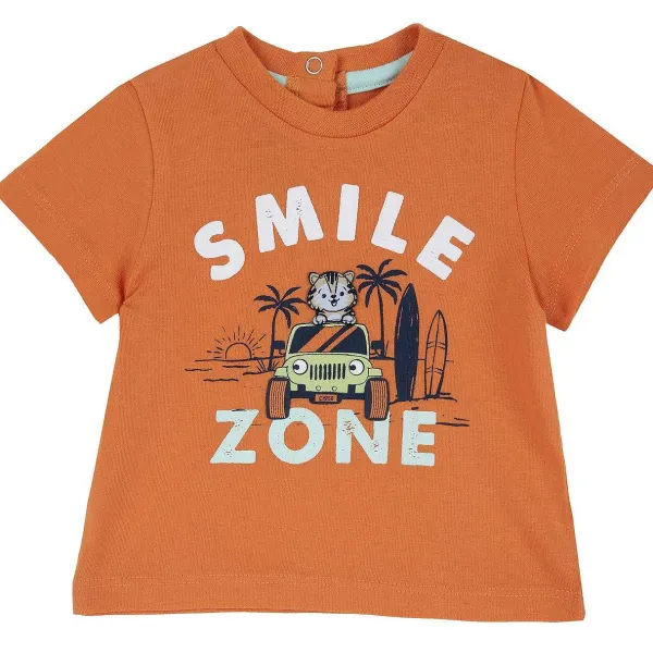 T-Shirt|Chicco T-Shirt Con Stampa Smile Zone