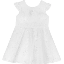 Vestiti|Chicco Vestito Elegante Con Ricami Sangallo