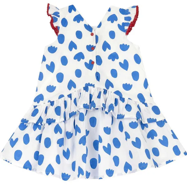 Vestiti|Chicco Vestito Fantasia Con Manica Ad Aletta