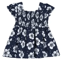 Vestiti|Chicco Vestito Fondo Blu Con Stampa Fiori